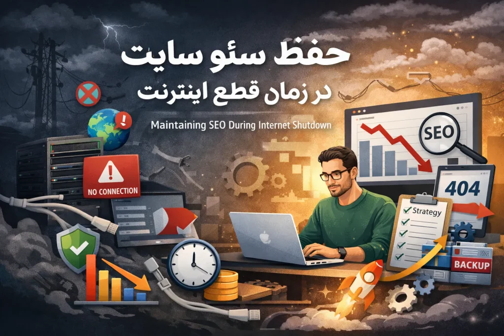 حفظ سئو سایت در زمان قطع اینترنت