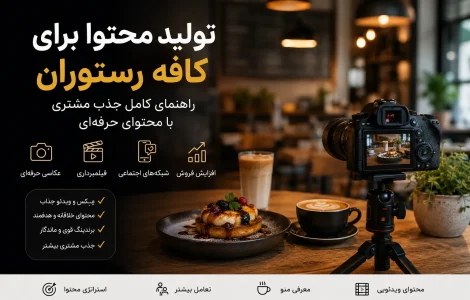تولید محتوا برای کافه رستوران